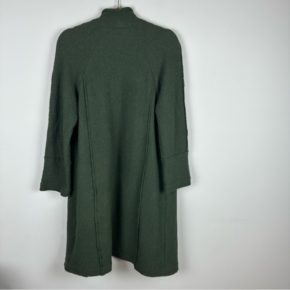 Tahari open front lightweight wool blend coat/cardigan sz M - Picture 2 of 5